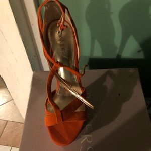 Baker orange heels